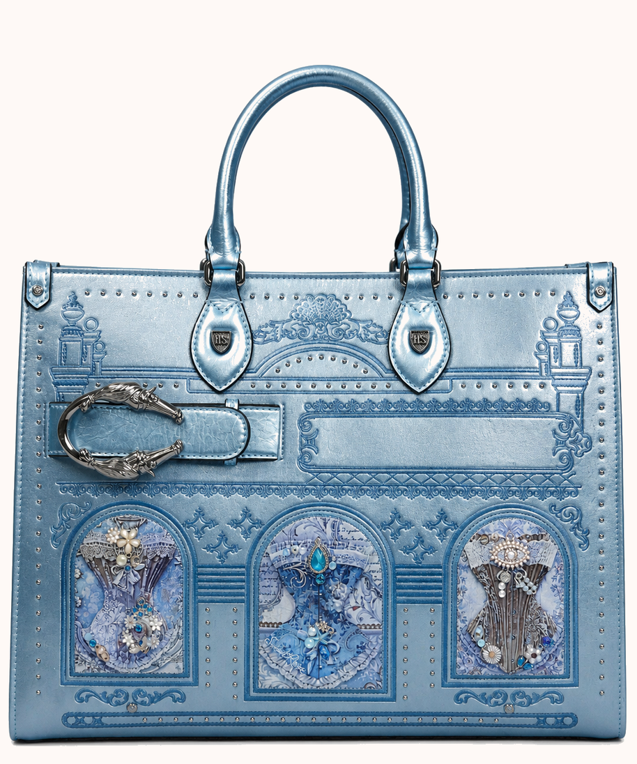 776-03 Ink Blue with Eternal Sea (Large) front view