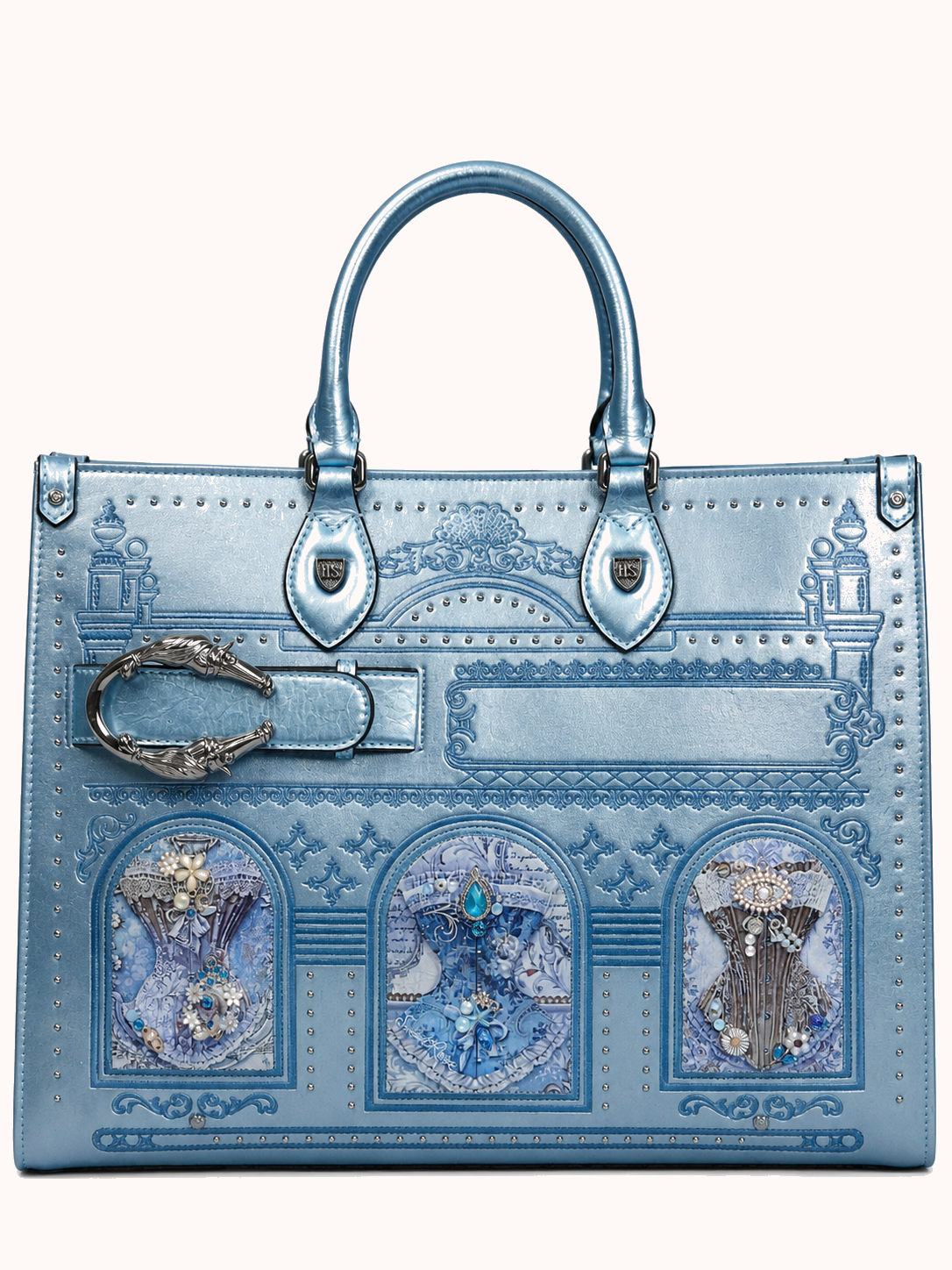 776-03 Ink Blue with Eternal Sea (Large) front view