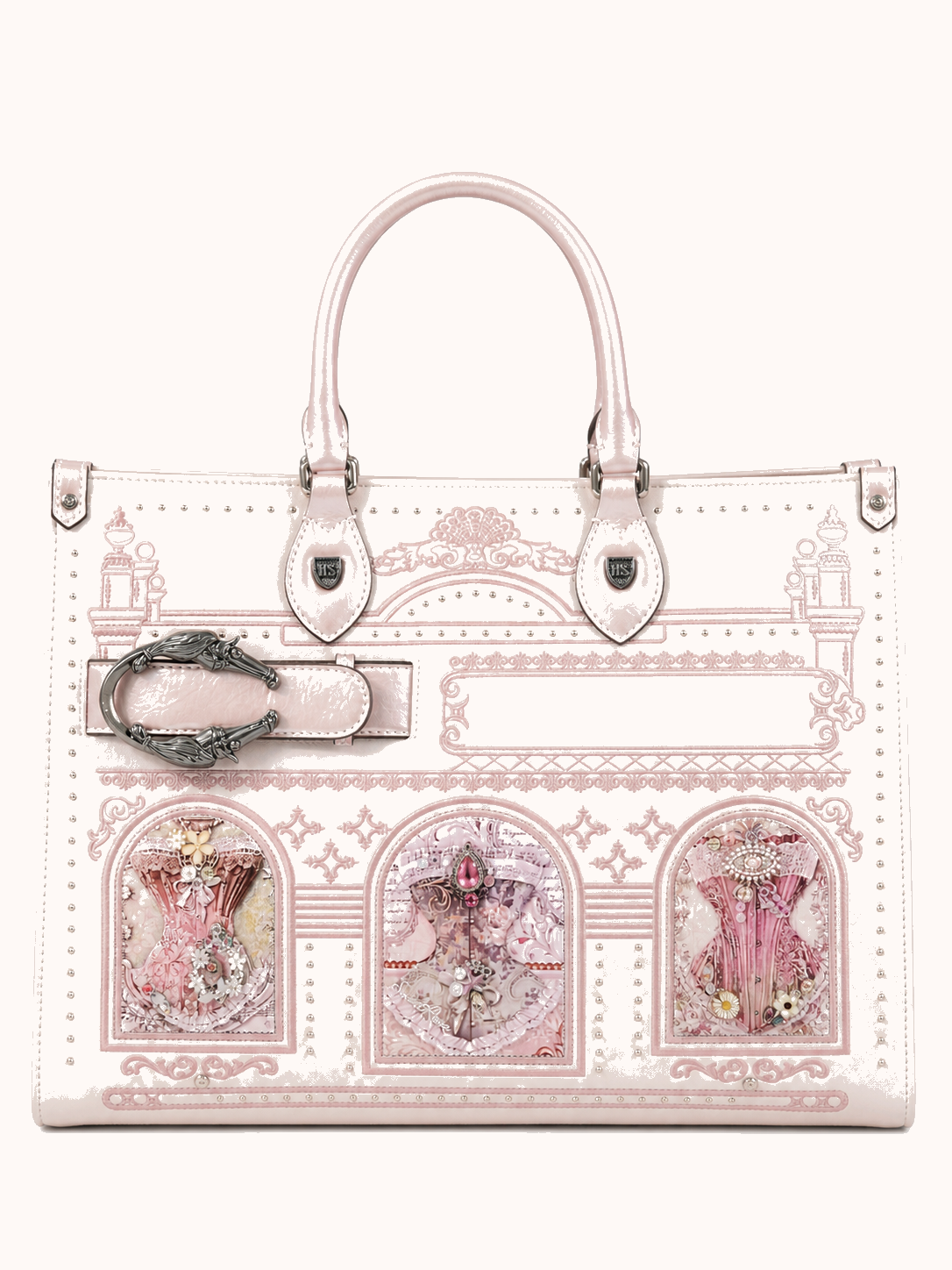 776-01 First Sight Lace Sakura Pink (Small) front view
