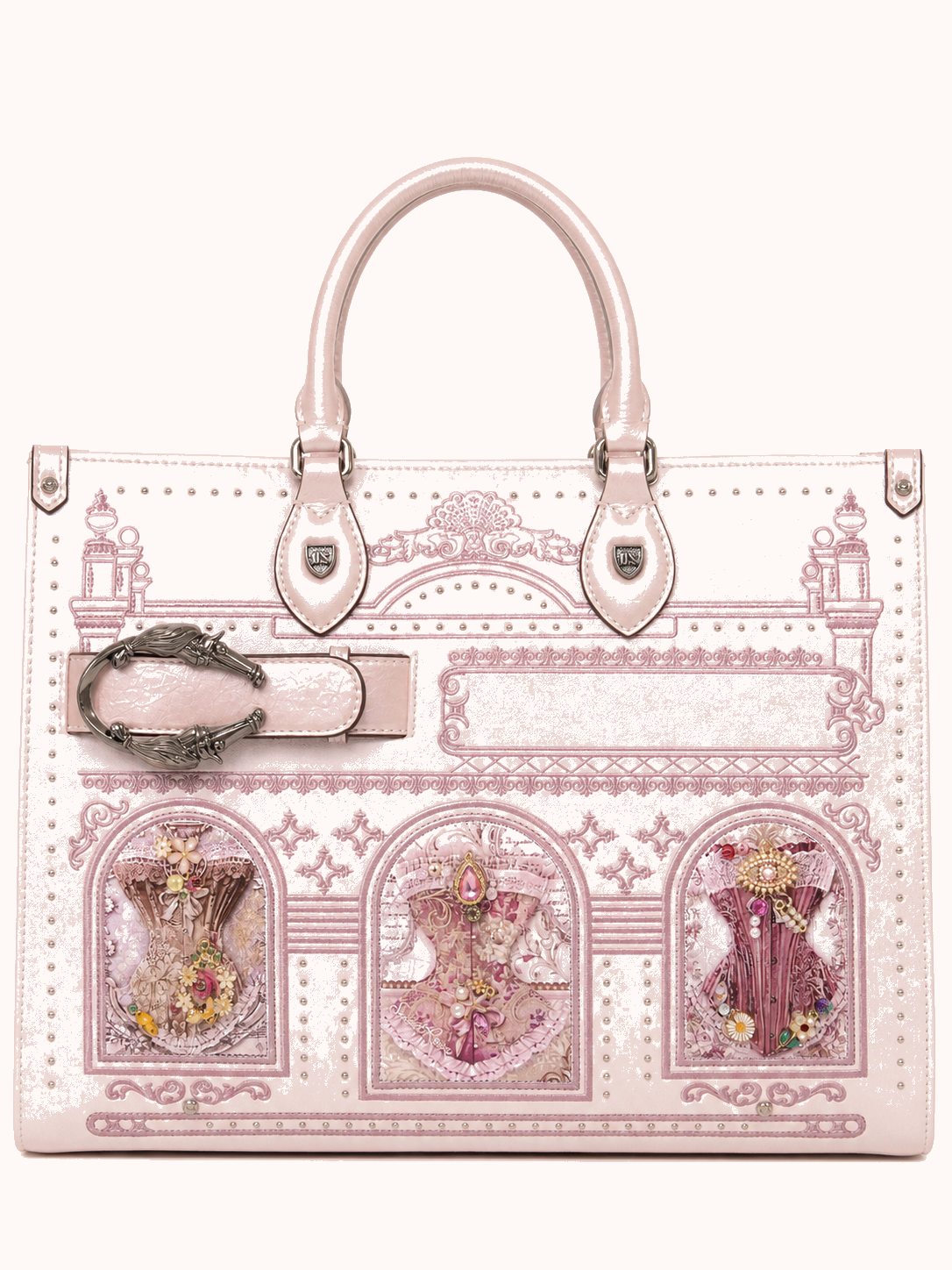 776-03 First Sight Lace Sakura Pink (Large Size) front view