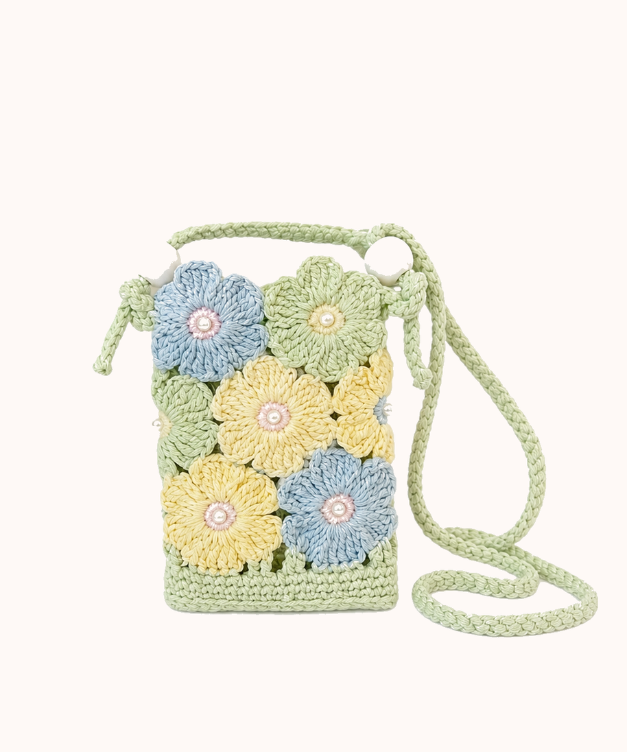 Yellow & Blue Flower · Kit front view