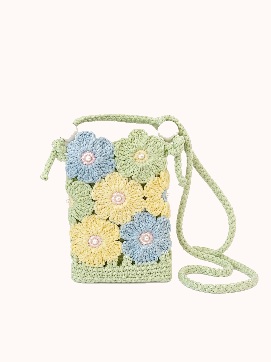Yellow & Blue Flower · Kit front view