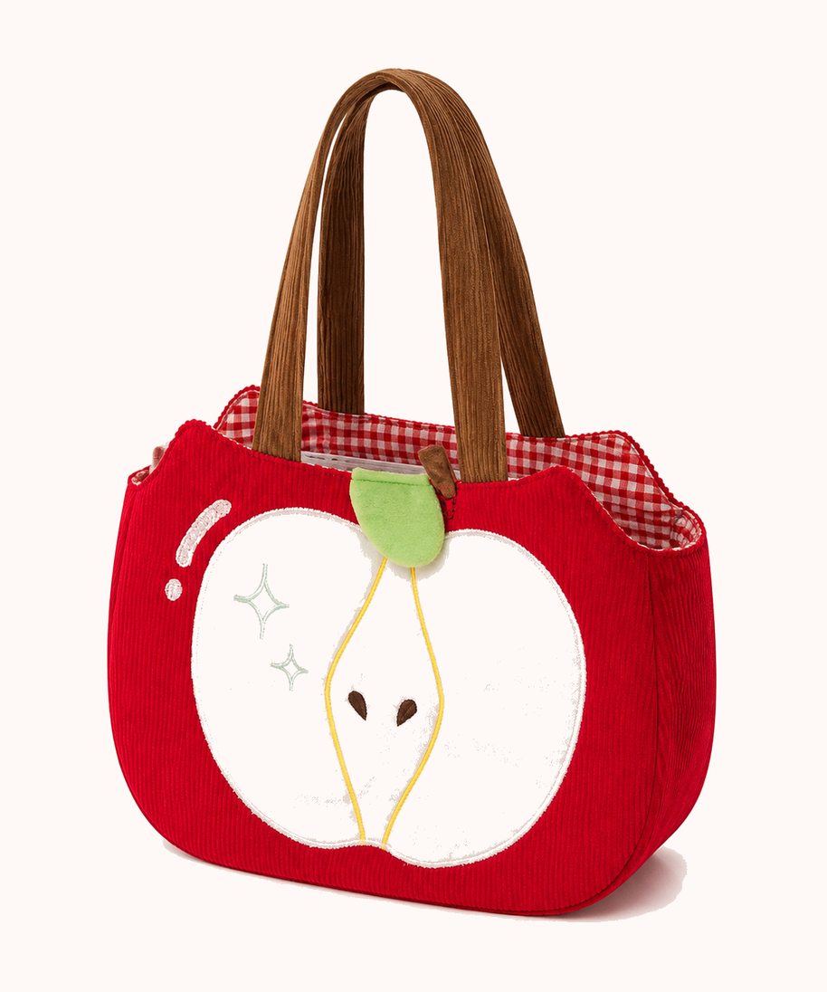 Pippin Corduroy Shoulder Bag — rear three-quarter view