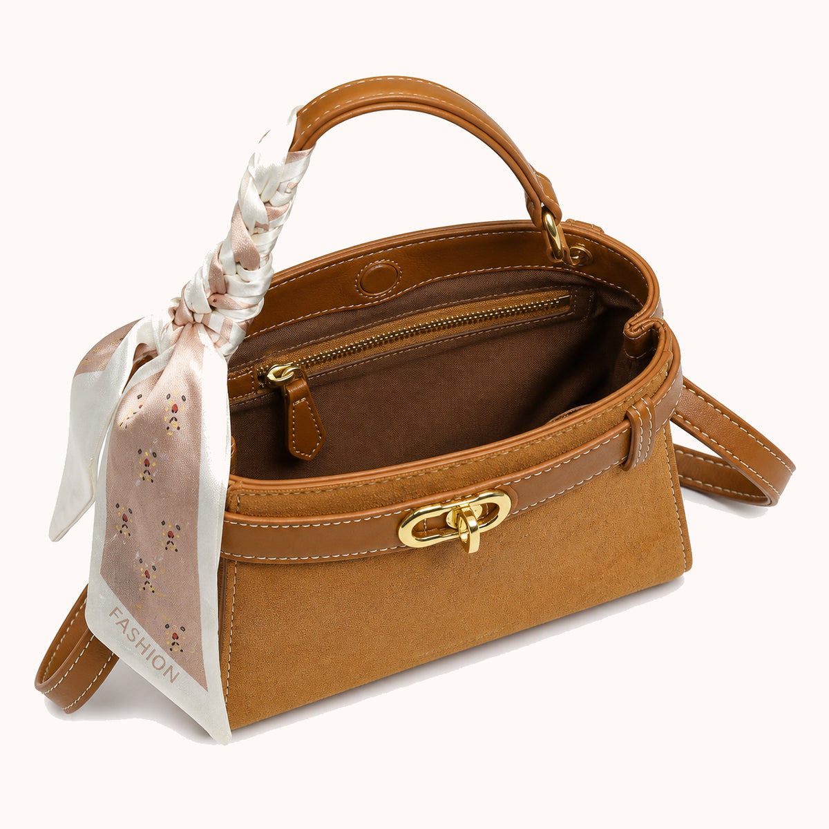 ARIPPULA FEF9F6 | camel-suede-top-handle-bag | interior | 112__camel-suede-top-handle-bag__interior.webp