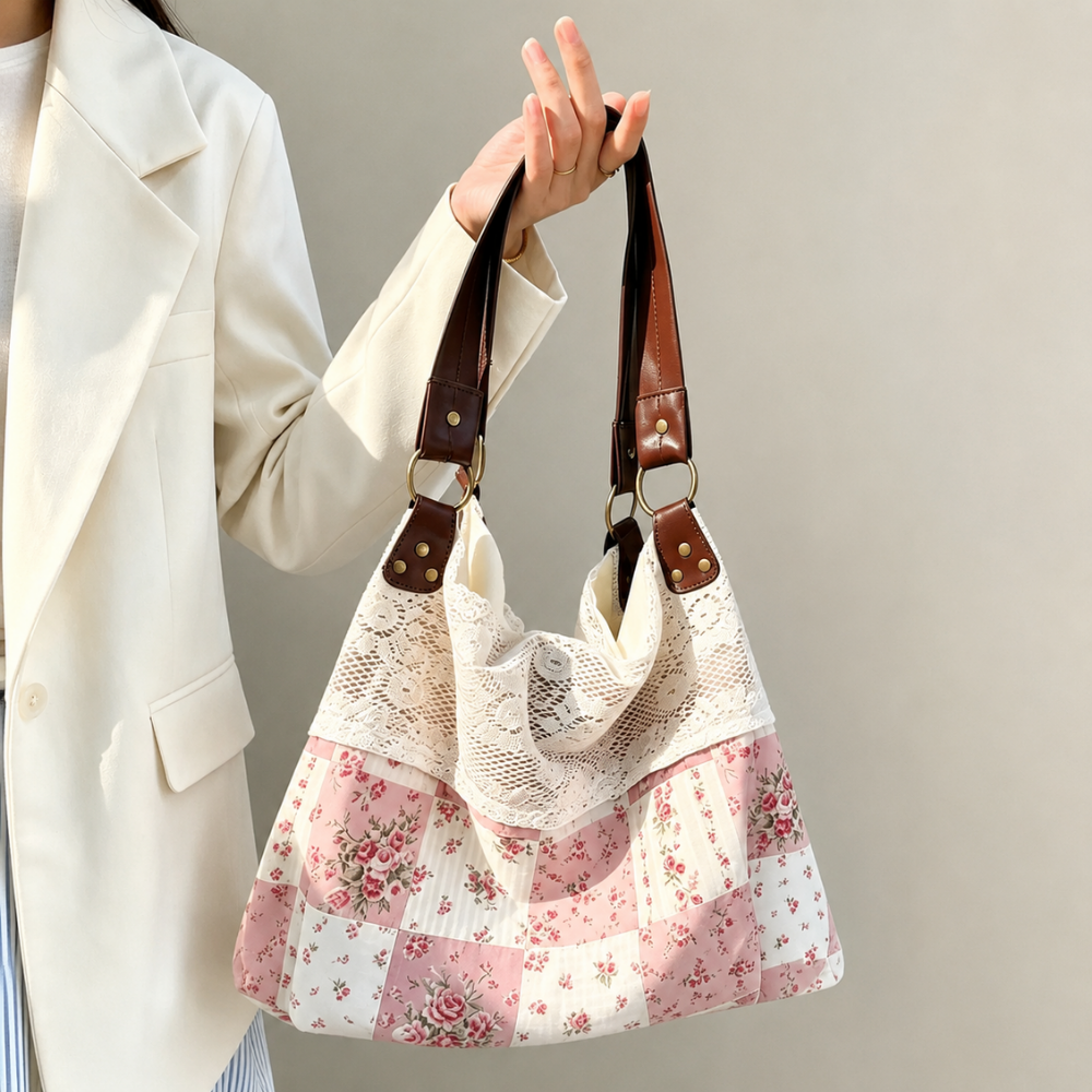 Nivoria Polka Dot Shoulder Bag