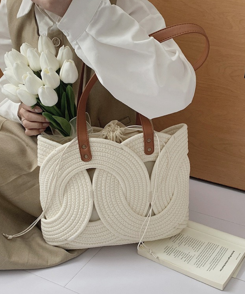 Tyvera Woven Shoulder Bag