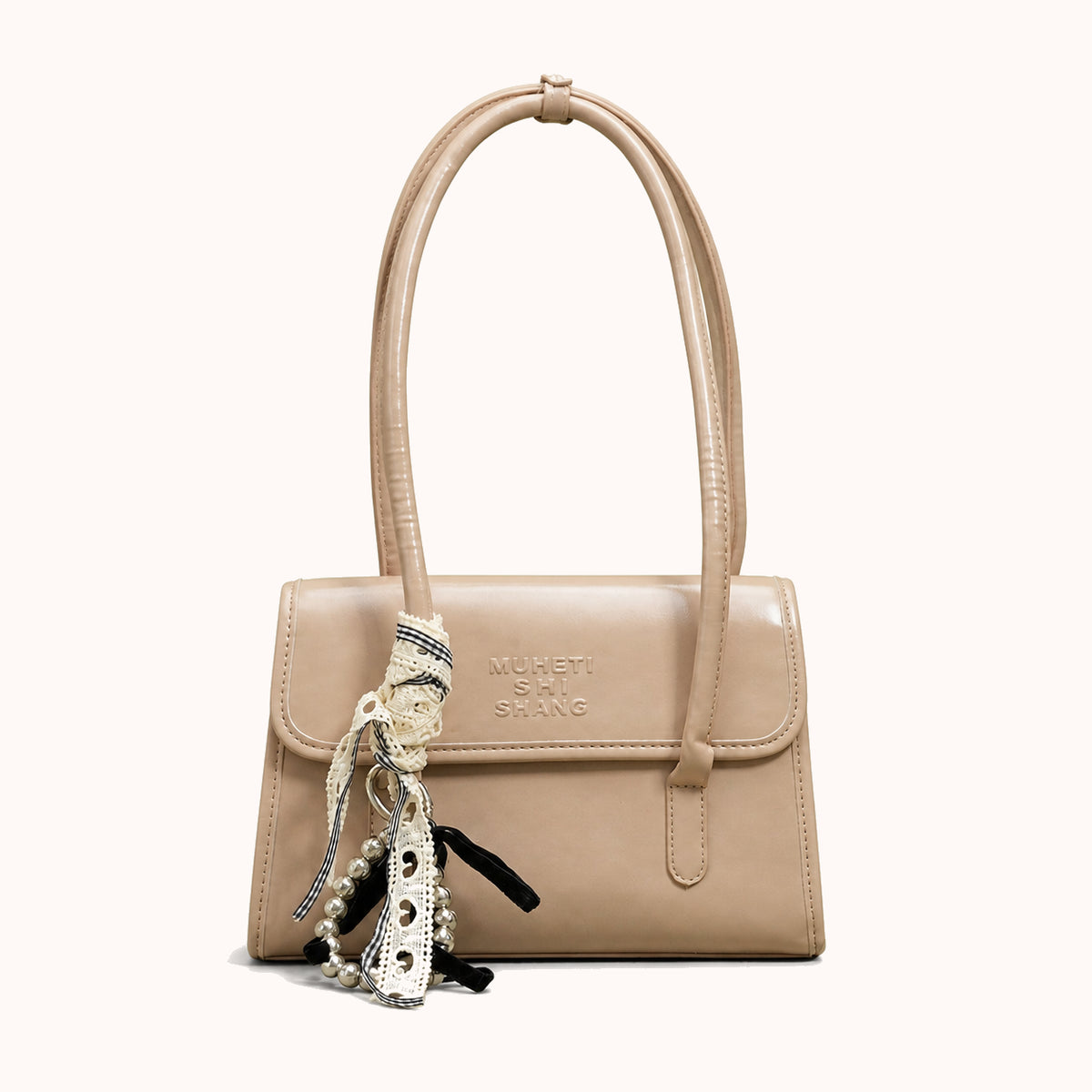 ARIPPULA FEF9F6 | noir-patent-handbag | close quality | 123__noir-patent-handbag__khaki__front.webp