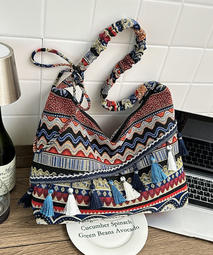 Marivelle Tassel-Trim Tote Bag