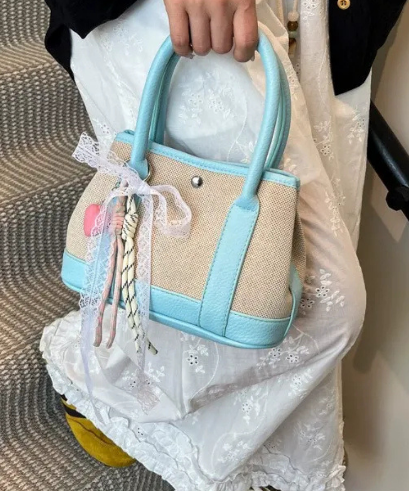 Liorvane Lace Charm Mini Handbag