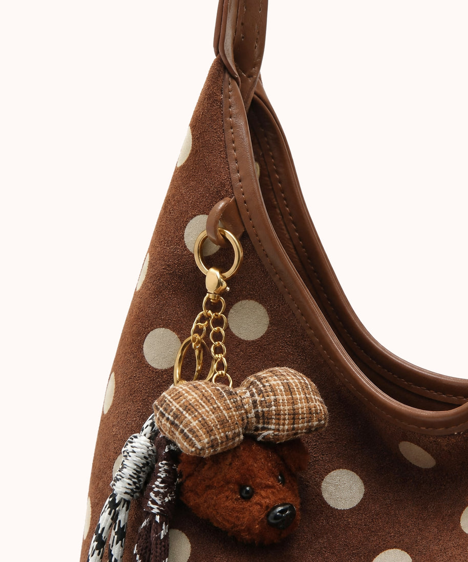 ARIPPULA FEF9F6 | speckle-polka-dot-shoulder-bag | hardware detail | 134__speckle-polka-dot-shoulder-bag__hardware-detail.webp
