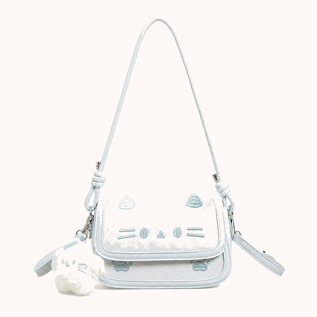 ARIPPULA FEF9F6 | mittens-printed-crossbody-bag | close quality | 147__mittens-printed-crossbody-bag__blue__front.webp