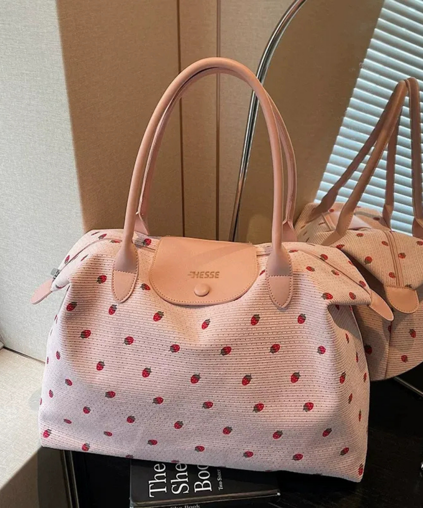 Fraiselle Strawberry Tote Bag