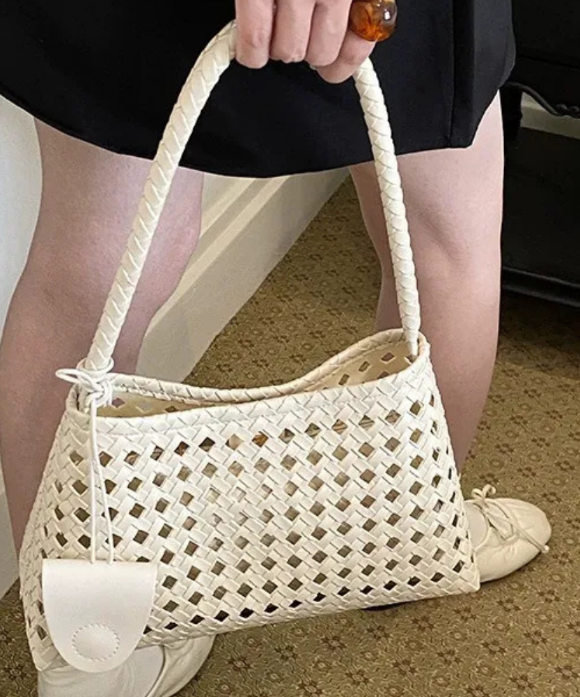 Tesoria Woven Shoulder Bag
