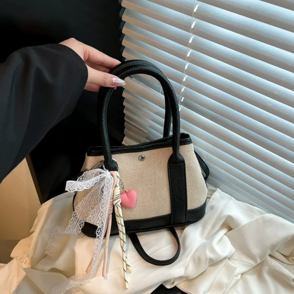 Liorvane Lace Charm Mini Handbag