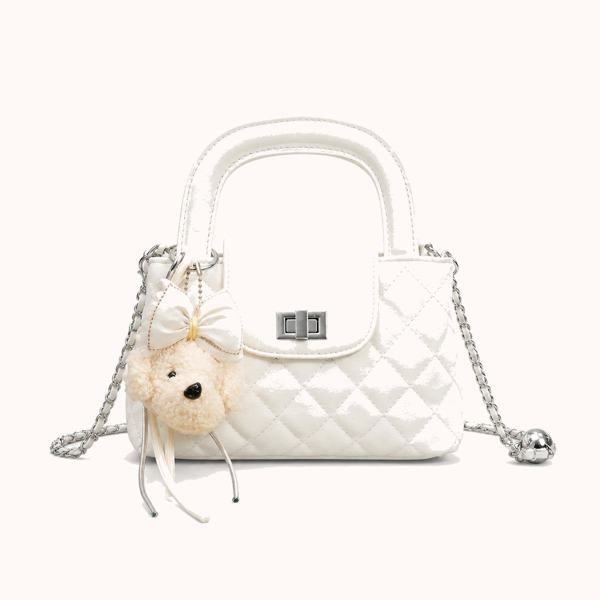 ARIPPULA FEF9F6 | nougat-quilted-handbag | close quality | 164__nougat-quilted-handbag__white__front.webp