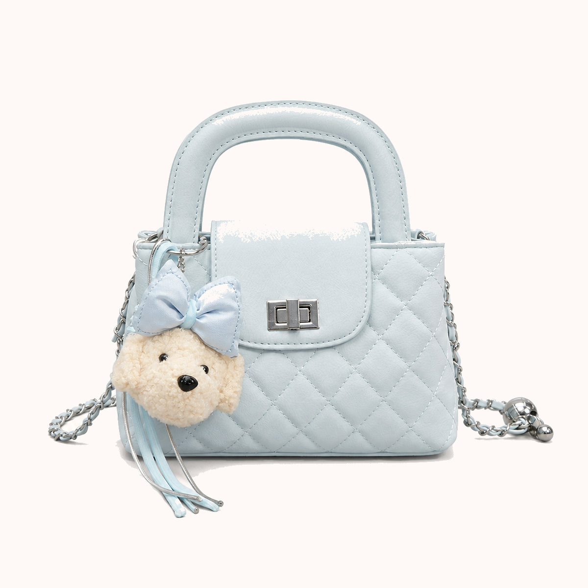 ARIPPULA FEF9F6 | nougat-quilted-handbag | close quality | 166__nougat-quilted-handbag__blue__front.webp