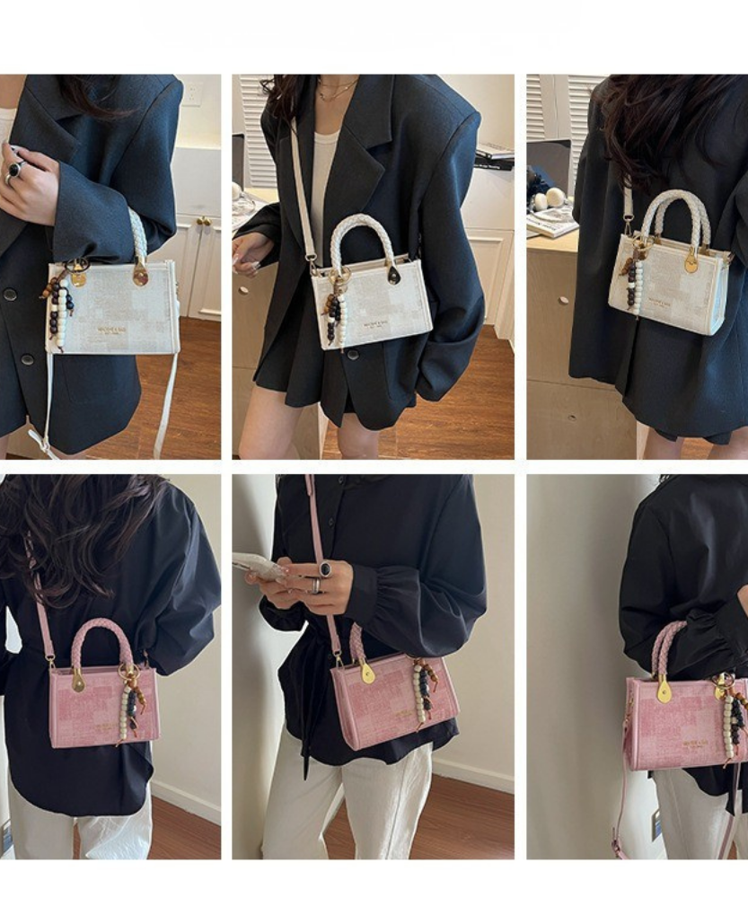 Capucine Braided Handle Mini Handbag