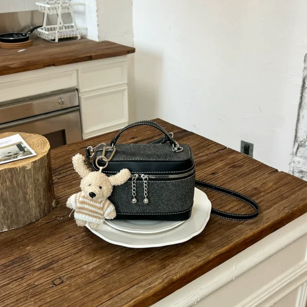 Leporia Bunny Charm Mini Handbag