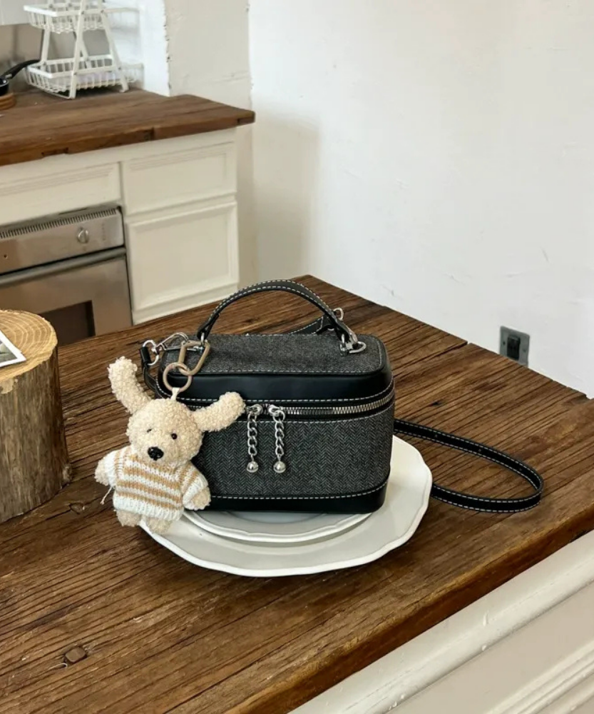 Leporia Bunny Charm Mini Handbag