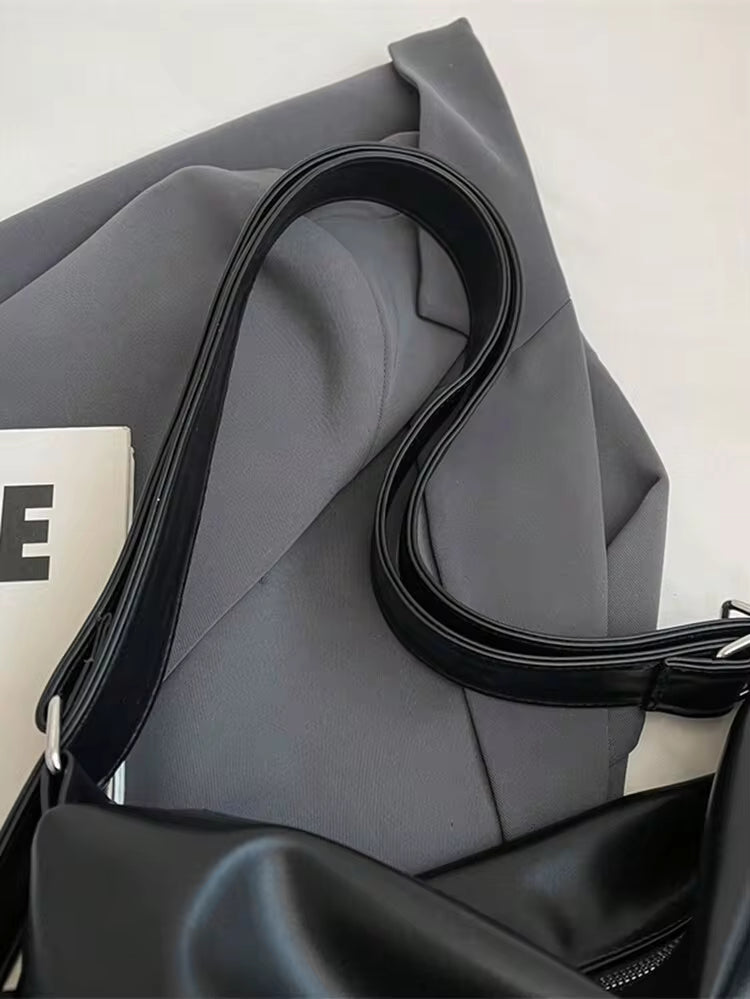 Vintage Soft Leather Backpack Tote Bag