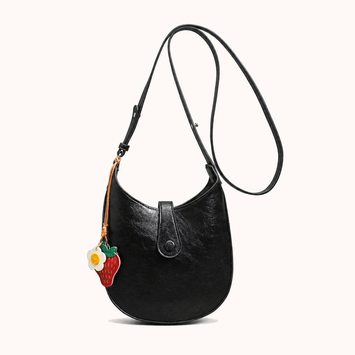 ARIPPULA FEF9F6 | scarlet-smooth-crossbody-bag | close quality | 172__scarlet-smooth-crossbody-bag__black__front.webp