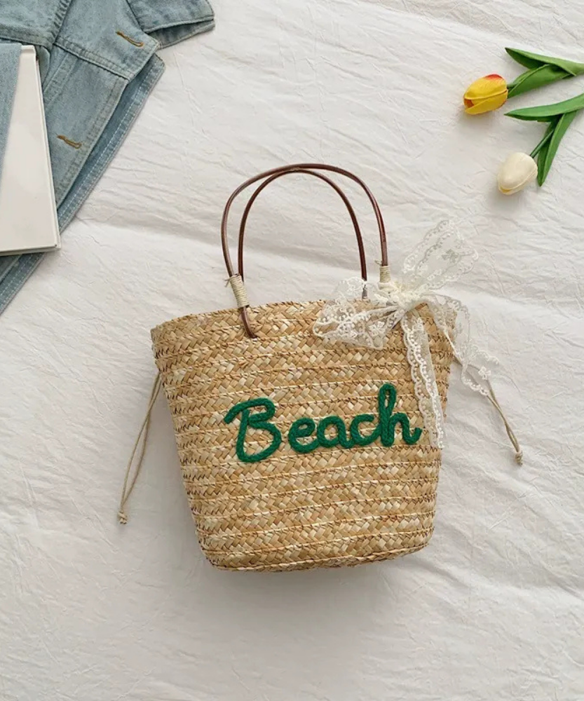 Marcelline Woven Mini Tote Bag
