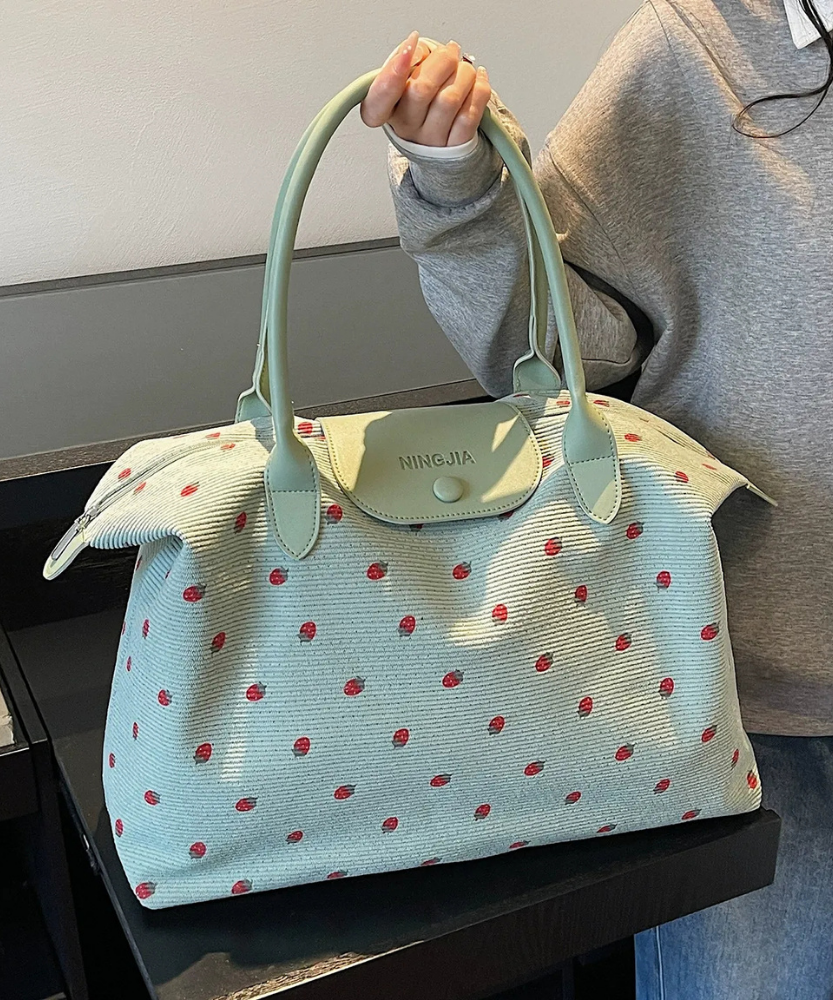 Fraiselle Strawberry Tote Bag
