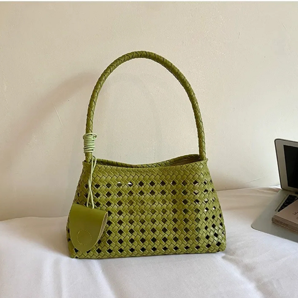 Tesoria Woven Shoulder Bag