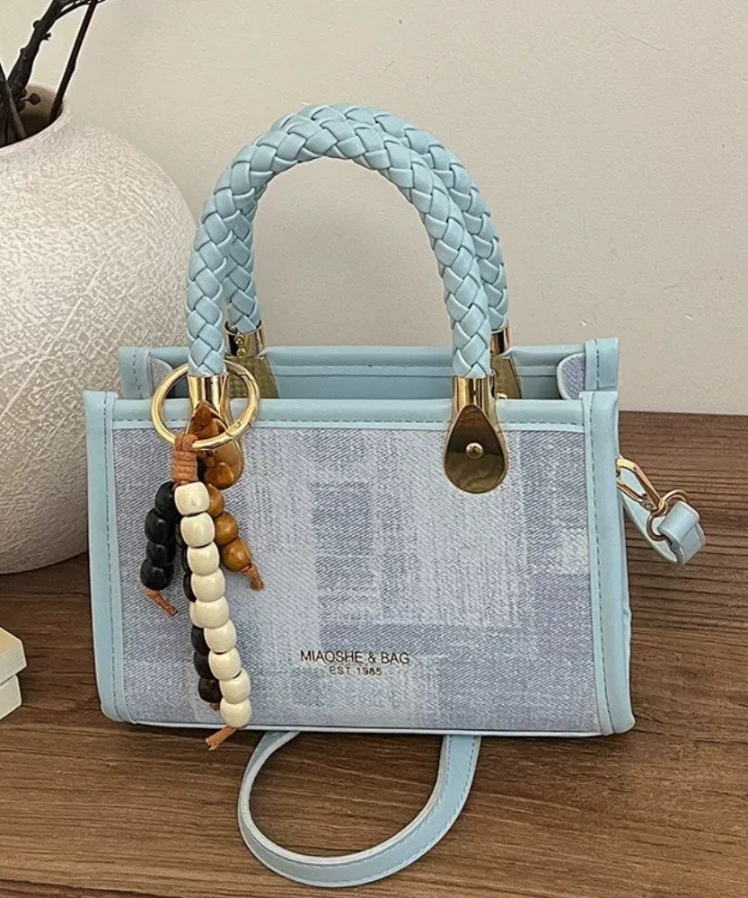 Capucine Braided Handle Mini Handbag
