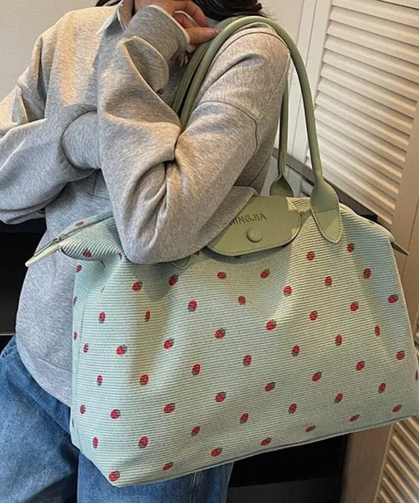 Fraiselle Strawberry Tote Bag