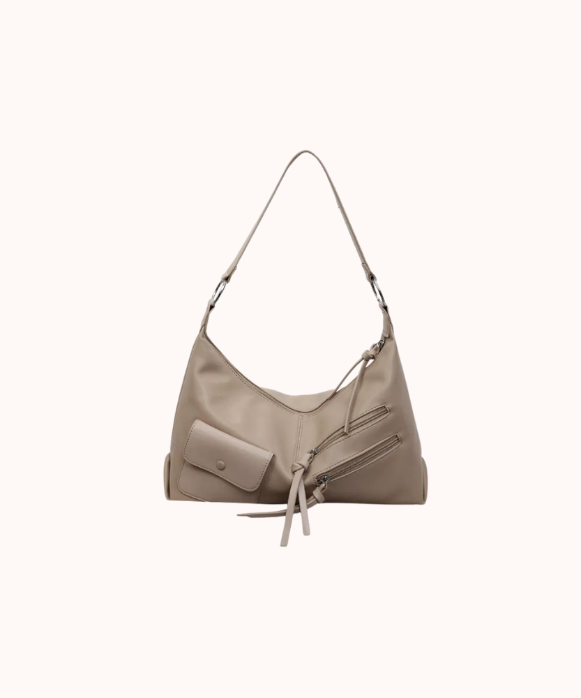 Tazielle Zip Pocket Shoulder Bag
