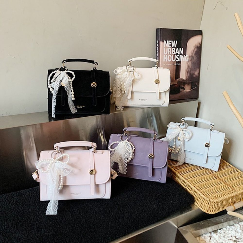 Vessara Top Handle Flap Bag