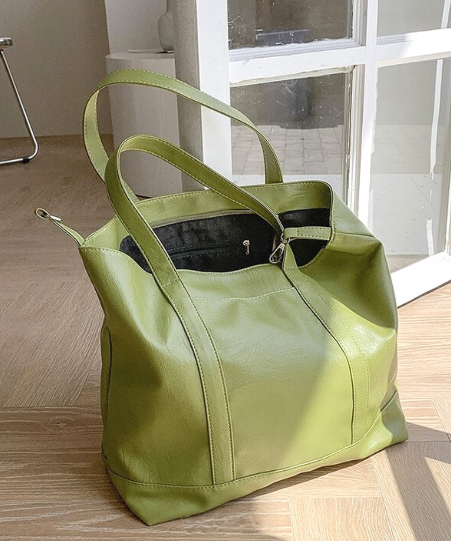 Persephone Vegan Leather Tote Bag