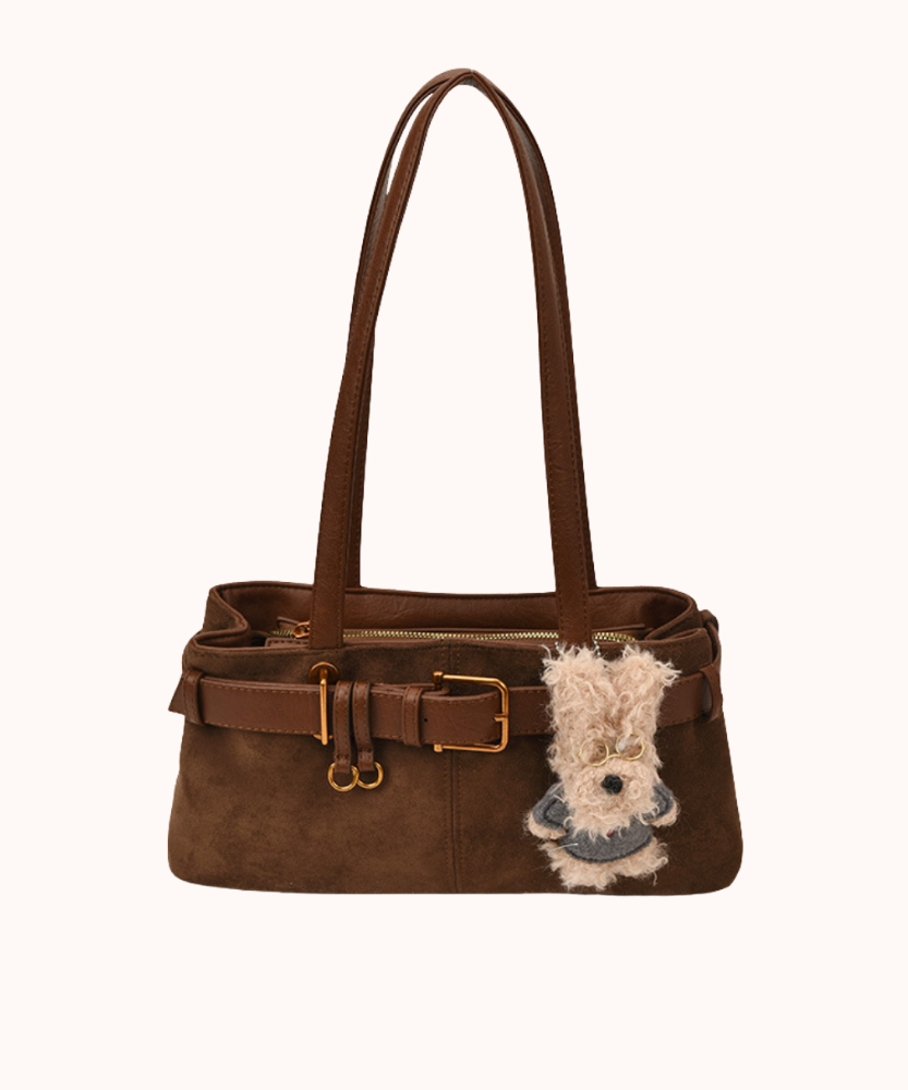 Lunéa Cat Charm Shoulder Bag