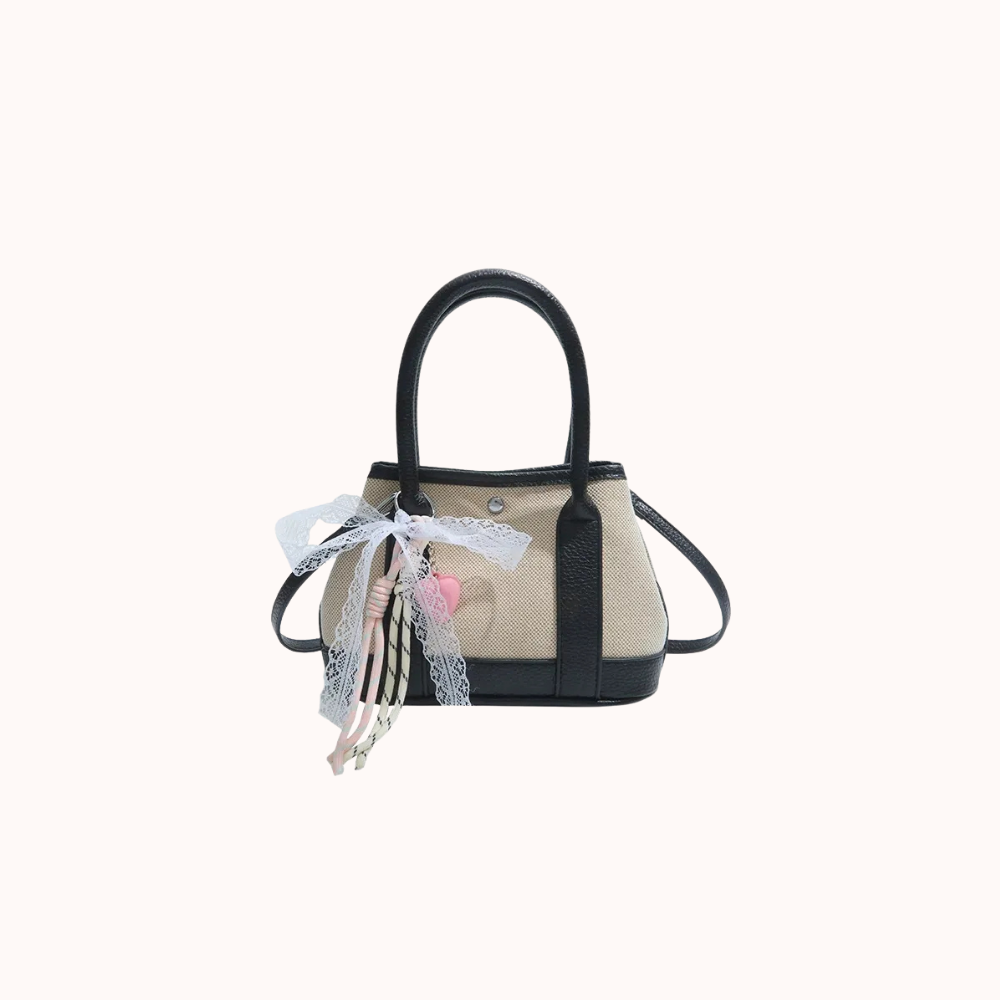 Liorvane Lace Charm Mini Handbag