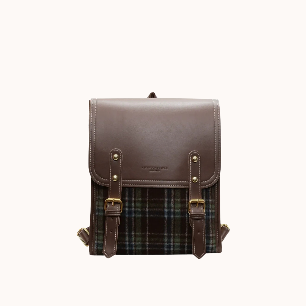 Kavira Plaid Backpack