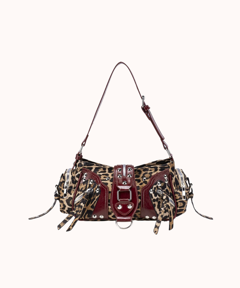 Fauvine Leopard Shoulder Bag