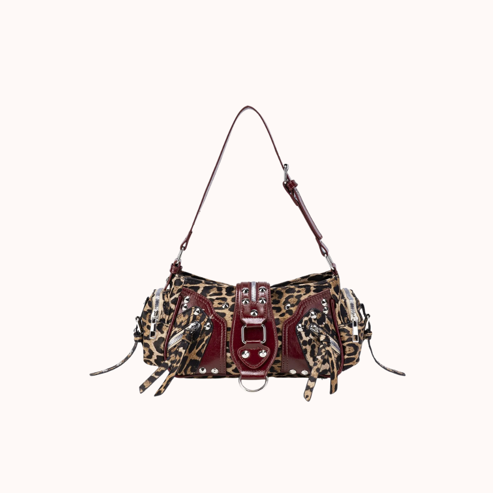 Fauvine Leopard Shoulder Bag