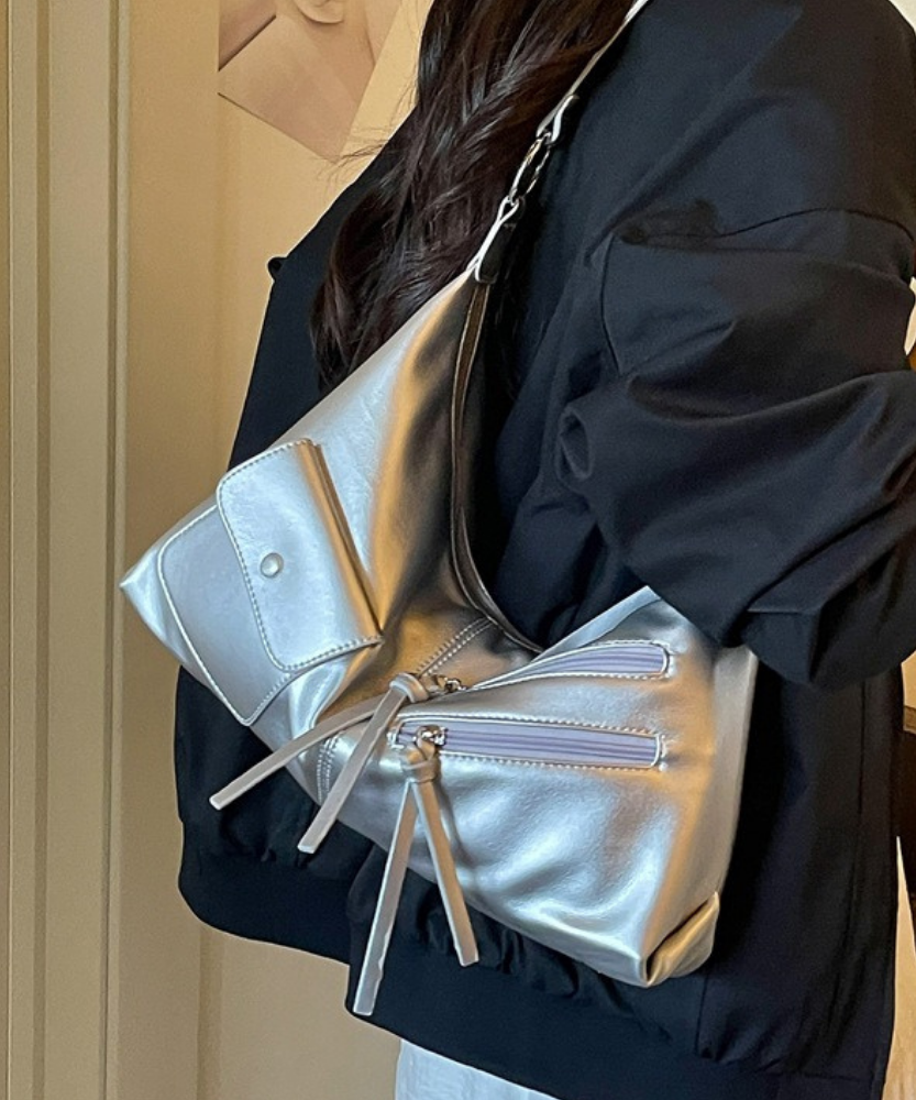 Tazielle Zip Pocket Shoulder Bag
