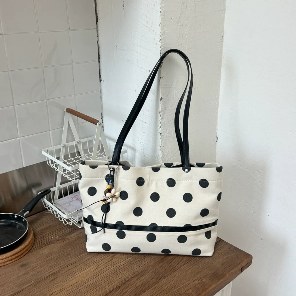 Poisara Polka Dot Tote Bag