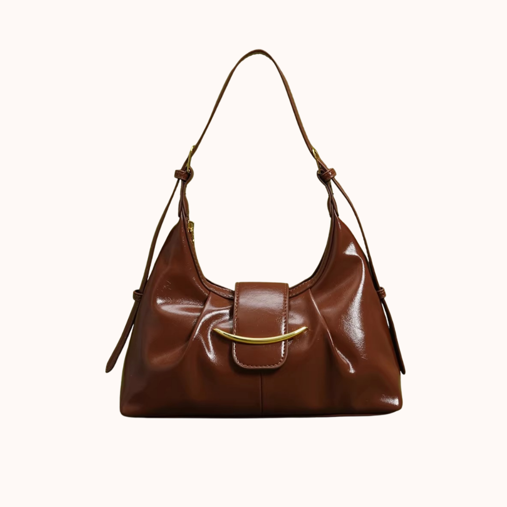 Meddréa Glossy Shoulder Bag