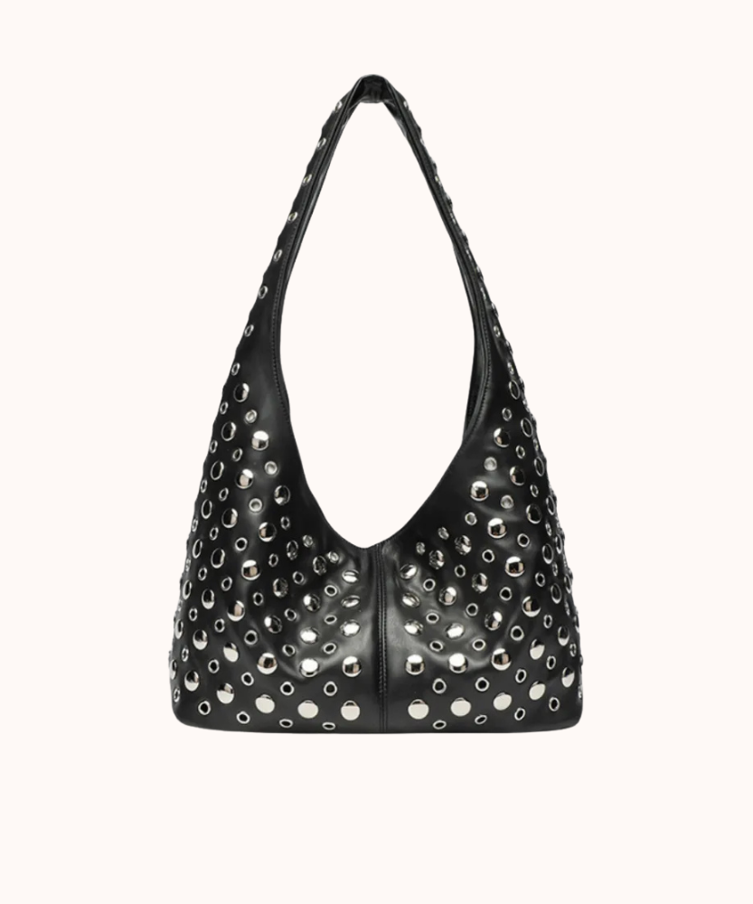 Heloise Vegan Leather Hobo Bag