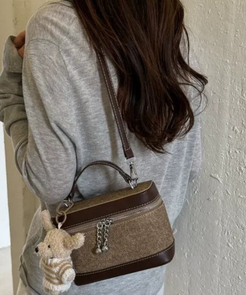 Leporia Bunny Charm Mini Handbag