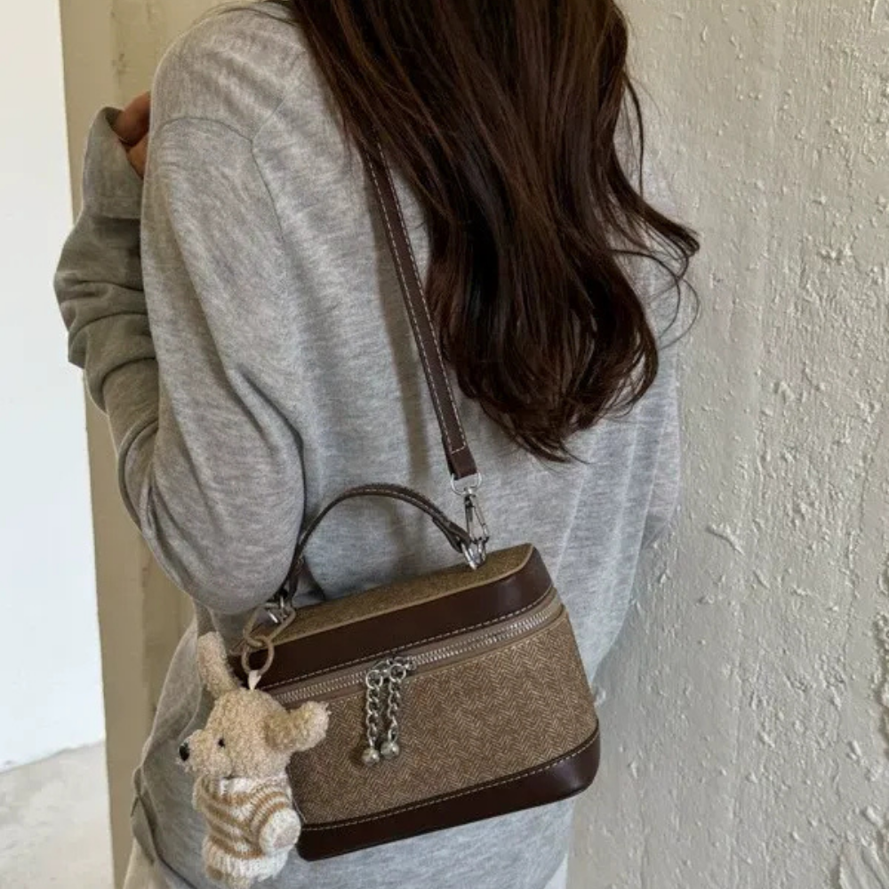 Leporia Bunny Charm Mini Handbag