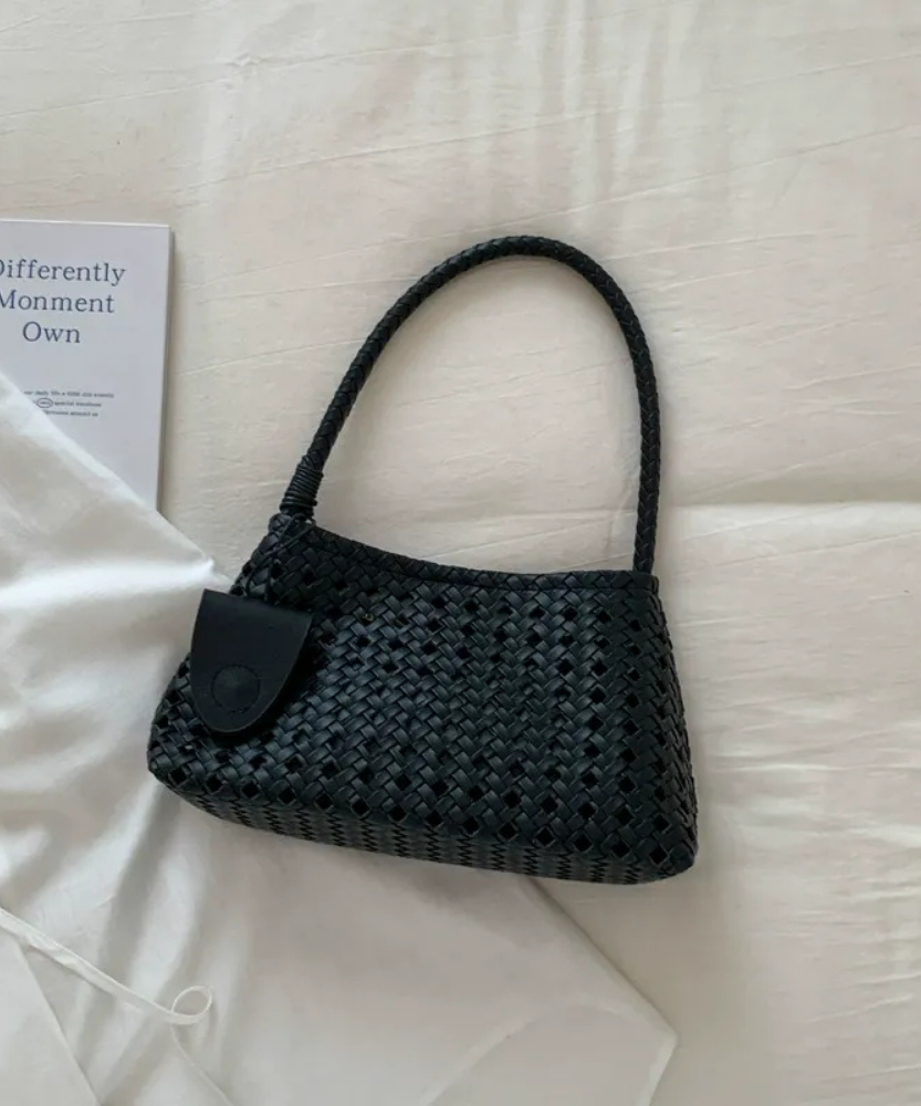 Tesoria Woven Shoulder Bag