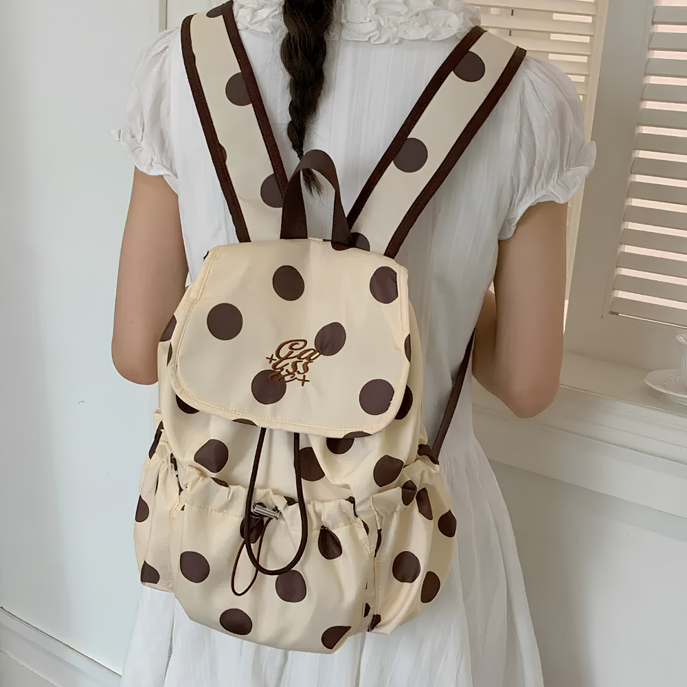 Pimelia Polka Dot Backpack