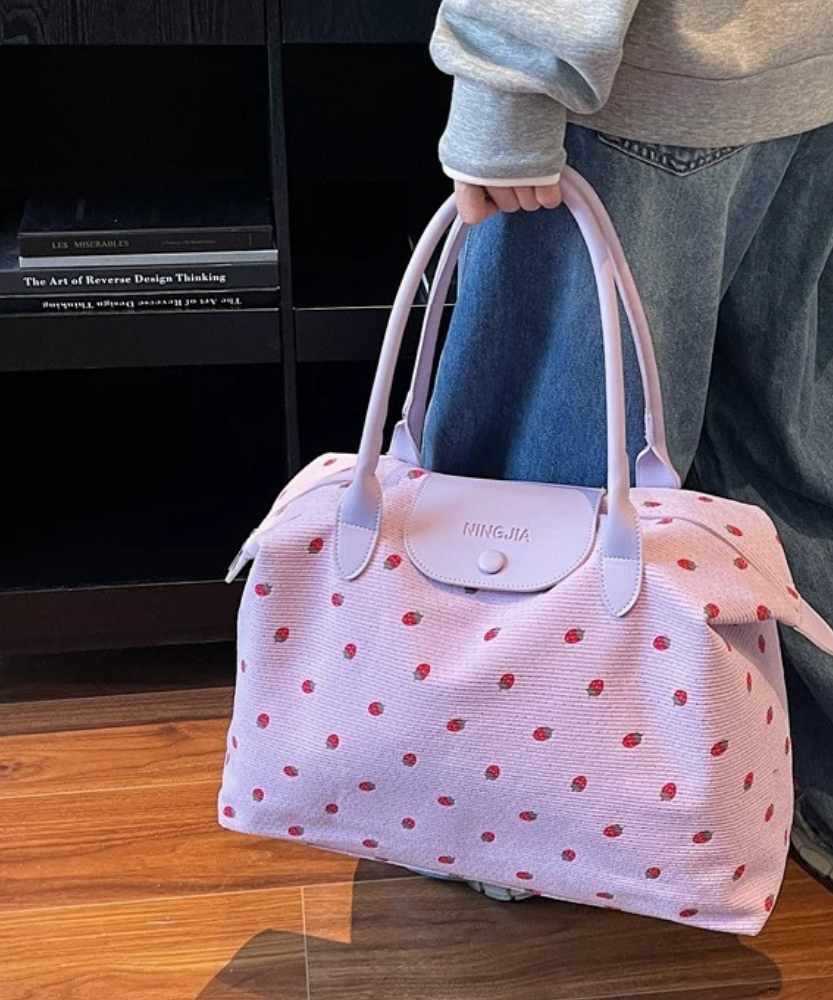 Fraiselle Strawberry Tote Bag