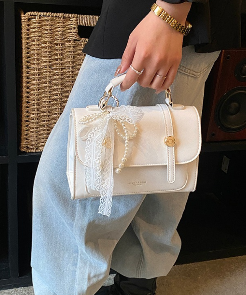 Vessara Top Handle Flap Bag