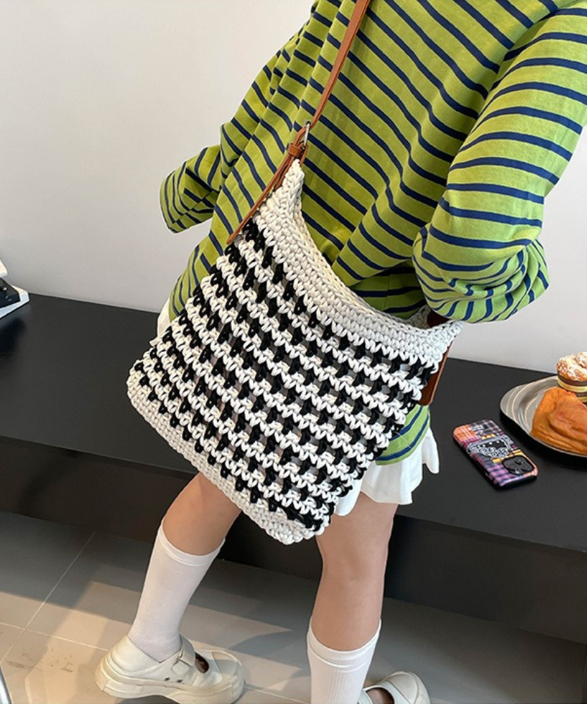 Briselia Woven Shoulder Bag