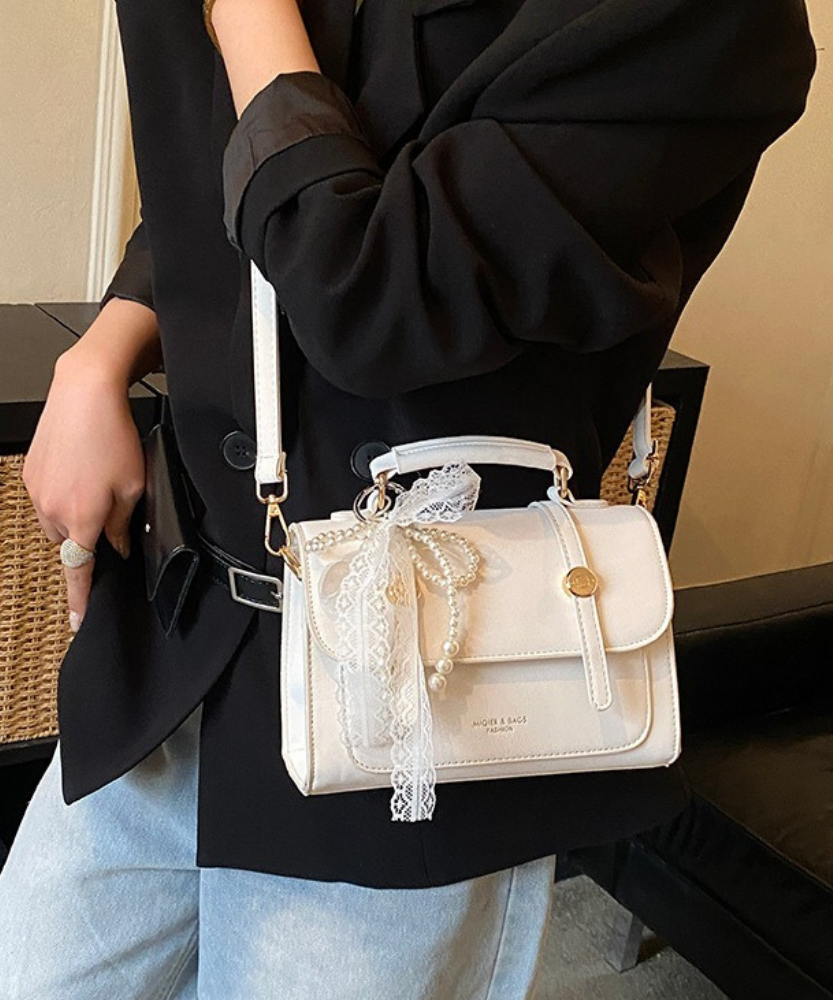 Vessara Top Handle Flap Bag